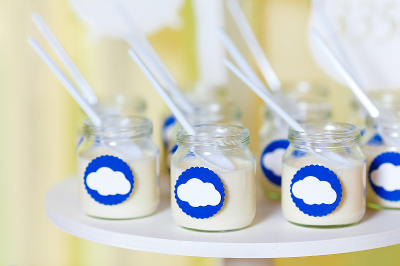 Candy bar on baby's christening or birthday party 
