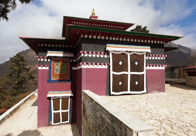 Tengboche修道院Khumbu山谷尼泊尔喜马拉雅山