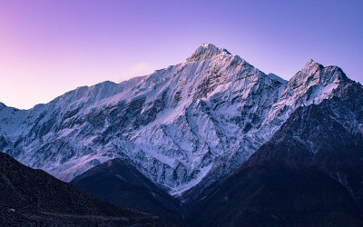 美丽的风景，光辉山脉