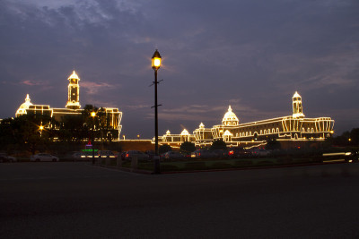 Rashtrapati Bhavan，印度总统府邸，新德里，印度