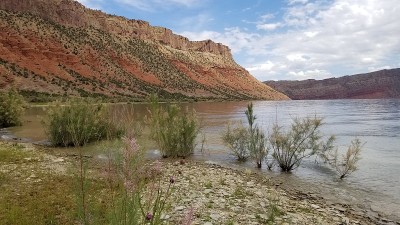 火焰山水库沙漠沉积地层