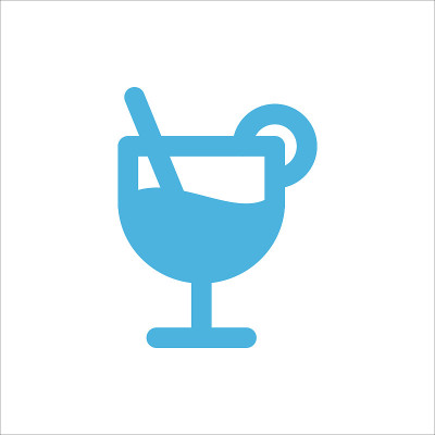 cocktail icon flat vector symbol design trendy