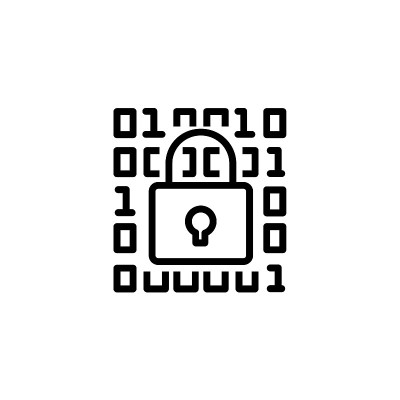 Web security line icon