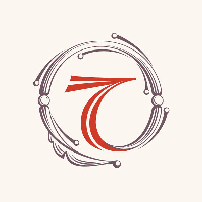T字母组合设计元素。