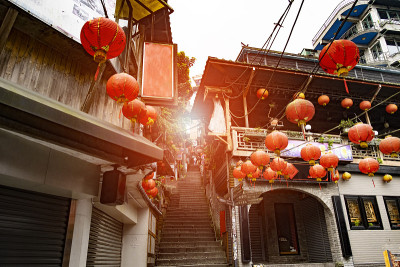 台湾基隆界分著名老城地标。
