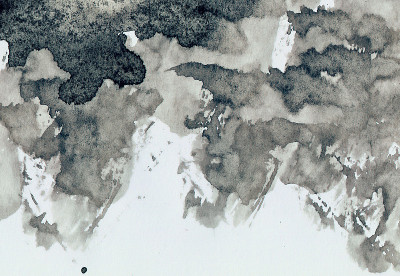 抽象背景水彩画