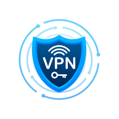 安全VPN连接概念。虚拟专用网络连接概述。矢量插图。