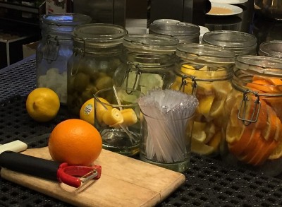 Drink Garnishes at the Bar