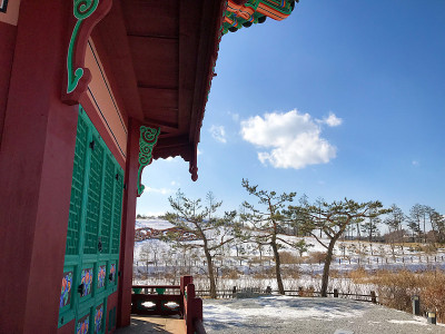 韩国平昌松岛清松亭