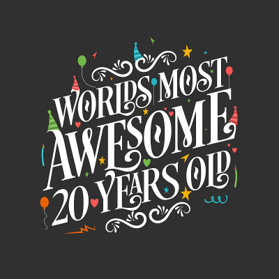 世界上最棒的20岁生日，20岁生日庆祝信件