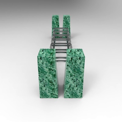3d图像的自行车停车Rimini侧视图