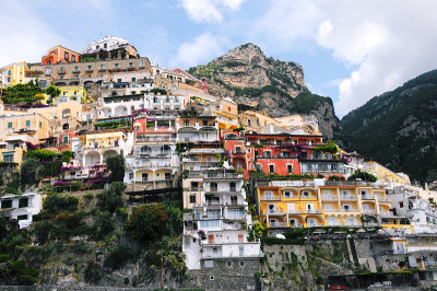 Positano意大利山坡的家