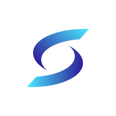 初始S字母矢量股票插图设计模板。