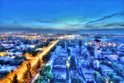 夜间城市景观