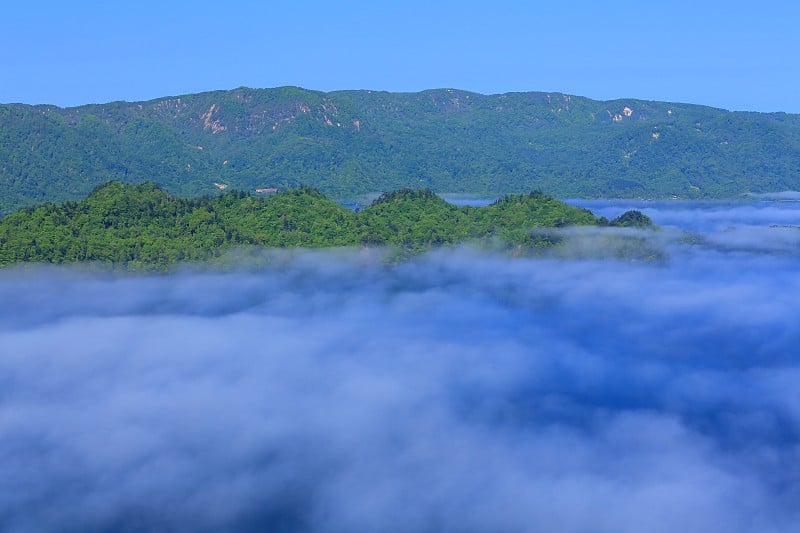 和田湖的云海