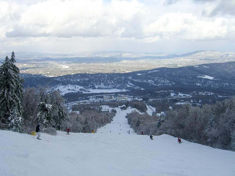 冬季滑雪山