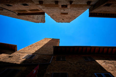 San Gimignano Piazza Della Cisterna 托斯卡纳意大利