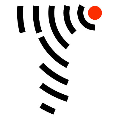 字母T图标科技Wifi矢量设计互联网图标孤立