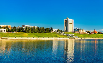Cheboksary - Chuvashia政府大楼，俄罗斯