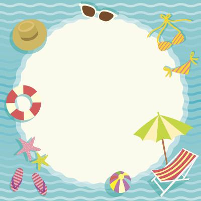 夏天模板