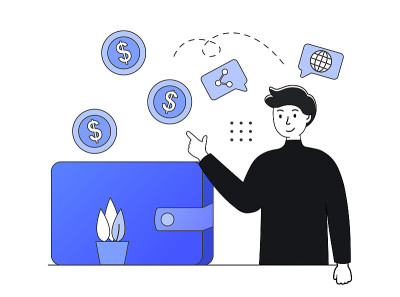 在线转账，数字支付，登陆页，模板，ui，网页，移动应用程序，海报，横幅，传单。矢量轮廓插图概念