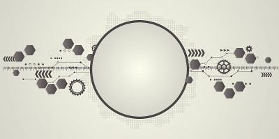 抽象的技术背景。矢量插图。