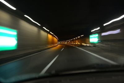 在Spanien Strassentunnel