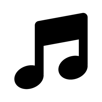 音乐符号矢量图标