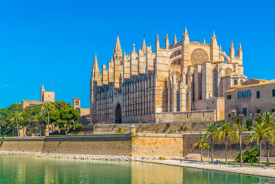 西班牙马略卡的Catedral de Mallorca