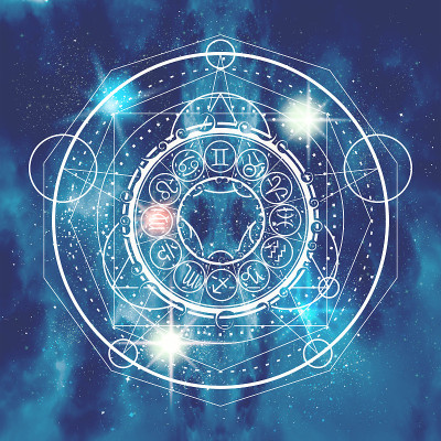 神秘的神秘象征。