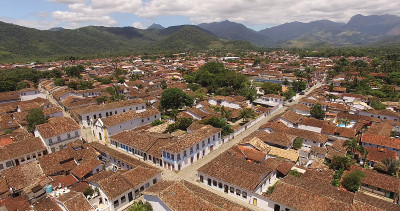 Paraty，巴西里约热内卢鸟瞰图