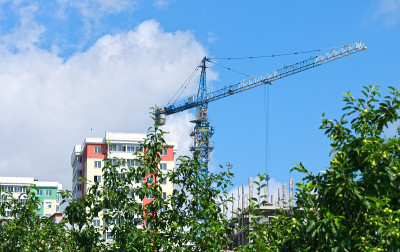 起重机和多层建筑的建造
