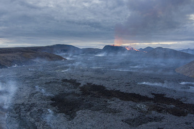 Grindavík，冰岛活火山火山口熔岩