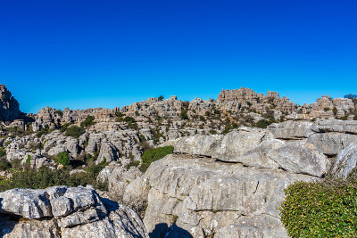 El Torcal de Antequera, Andalusia, Spain，在Antequer