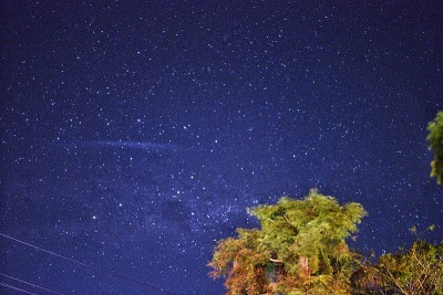 星星移动的照片