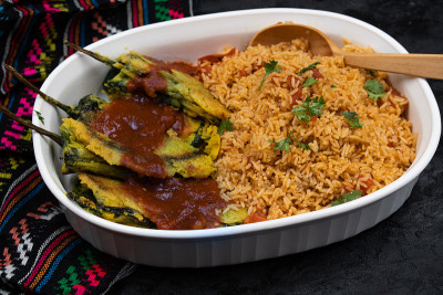 素食辣椒rellenos