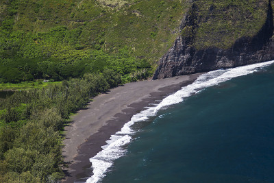 Waipio谷海滩