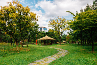 韩国仁川松岛国际城市米水河公园