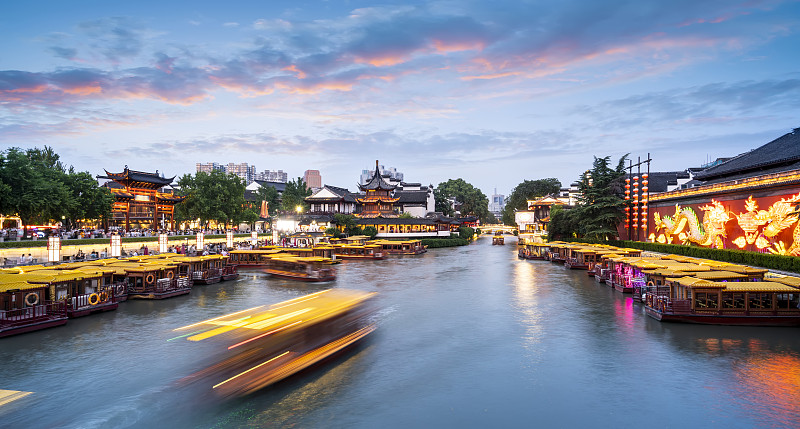 Qinhuai River scenic spot in Nanjing