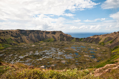 拉诺考火山，复活节岛(智利)