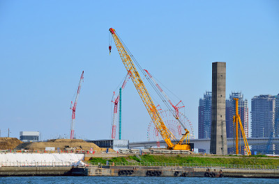 开发区建设工地。