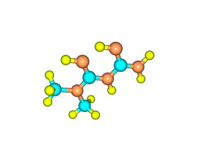 二甲双胍分子分离于白色