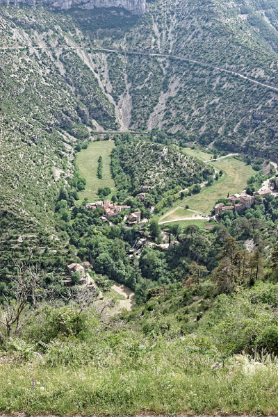 Navacelle马戏团，中央山丘，法国。