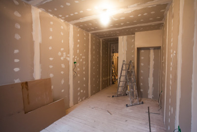 公寓正在建设和装修中
