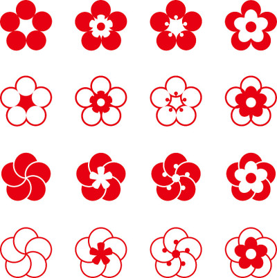 梅花图标套装