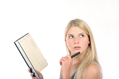 漂亮的女商人或职员