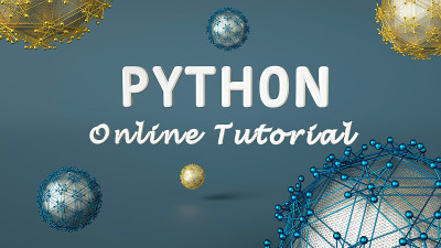Python在线培训广告的3d渲染。程序设计教程。编码的概念。Python语言学习。在线教育