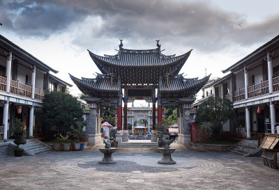 中国馆在城市公园