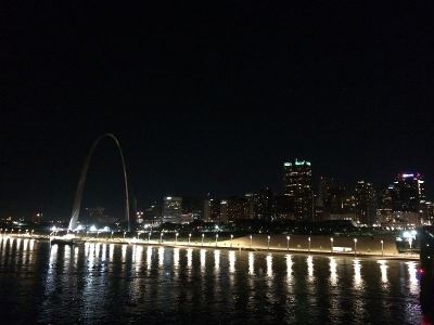 圣路易斯市中心的夜晚