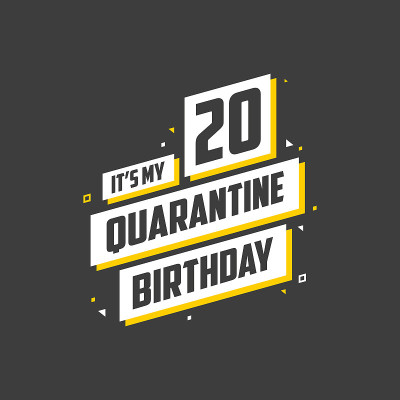 这是我隔离区20周年生日，20周年生日设计。庆祝检疫隔离20周年。